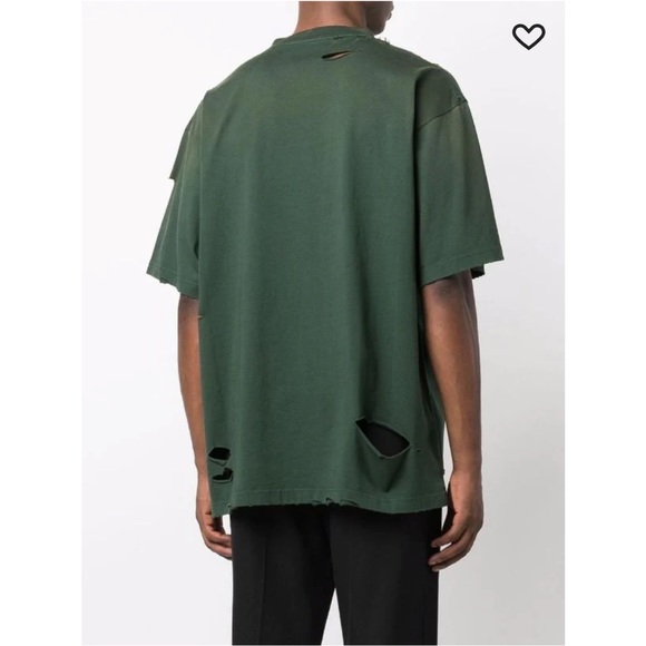 BALENCIAGA Distressed logo t-shirt UNIFIT - Picture 4 of 5